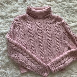 Francesca’s pink sweater